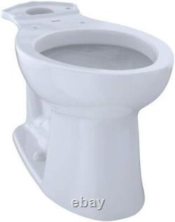 New Toto C244EF#01 Entrada Close Coupled Elongated Toilet Bowl, White White