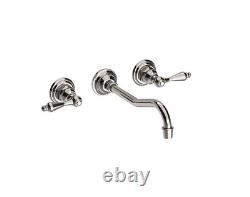 Newport Brass Chesterfield Double Handle Lavatory Faucet in Polished Nickel