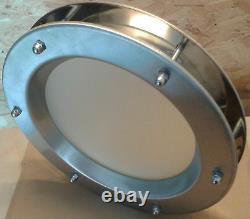PORTHOLE FOR DOORS STAINLESS STEEL phi 350 mm New