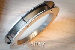 PORTHOLE FOR DOORS STAINLESS STEEL phi 350 mm. New