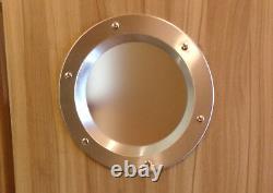 PORTHOLE VISION PANELS FOR DOORS phi 350 mm STAINLESS STEEL