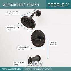 Peerless Westchester Tub Shower Trim Oil Rubbed Bronze-Certified Refurbished