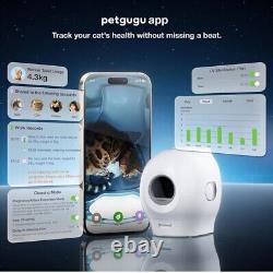 Petgugu Revolutionary Automatic Smart Cat Flush Toilet with app Control