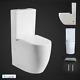 Power Flush Back To Wall Wc Close Coupled Toilet Sot Closing Seat New Modern
