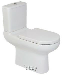RAK 750mm Disabled Toilet Compact Special Needs Rimless Close Coupled WC Pan