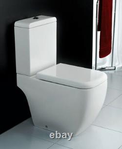 RAK Metropolitan Deluxe Close Coupled WC And Soft-Close Seat 620mm