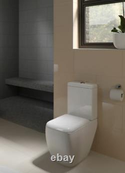 RAK Metropolitan Deluxe Close Coupled WC And Soft-Close Seat 620mm