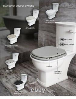 RAK Washington Close Coupled Toilet Pan WC Soft Seat Lever cistern P Trap