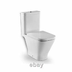 ROCA GAP Close Coupled WC Toilet Rimless WC & Cistern & Soft Closing Seat Option