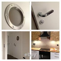 STAINLESS STEEL PORTHOLE FOR DOORS phi 350 mm. NEW