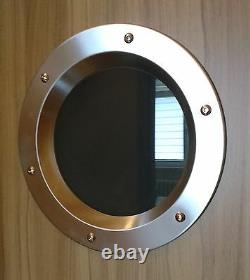 STAINLESS STEEL PORTHOLE VISION PANELS FOR DOORS phi 350 mm. Beautiful