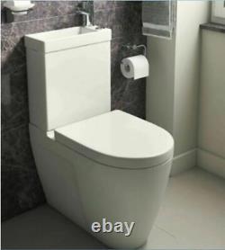 STUNNING SPACE SAVER Close CoupleToilet (2 in 1)Compact Combo Basin & Seat Set