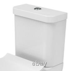 Saneux Air Rimless Closed Coupled Toilet With Cistern & Soft Close Seat, WRAS