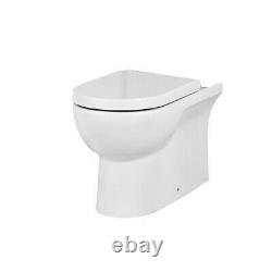 Saneux Austen Coupled WC toilet Ceramic Pan White- Pan only no Cistern