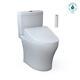 Toto 2-piece Elongated Toilet 0.9/1.28 Gpf Dual Flush + Washlet C5 Bidet Seat