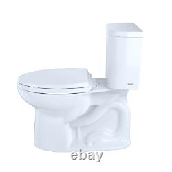 TOTO CST244EF#01 Entrada Two-Piece Elongated 1.28 GPF Universal Height Toilet
