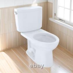 TOTO Drake II Two-Piece Toilet, Universal Height, 1.28 GPF, Close Coupled, Less