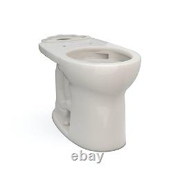 TOTO Drake Round Tornado Flush Toilet Bowl With Cefiontect, Sedona Beige