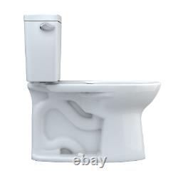 TOTO Drake Two-Piece Elongated 1.6 GPF TORNADO FLUSH Toilet with CEFIONTECT