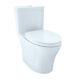 Toto Ms446124cemfg#01 2-pc Aquia Iv 1.28 And 0.8 Gpf Toilet Cotton White New