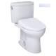Toto Mw4544726cefg#01 Washlet+ Drake Ii Two-piece Elongated 1.28 Gpf Toilet And