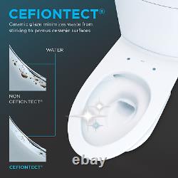 TOTO MW4544726CEFGA#01 WASHLET+ Drake II Two-Piece Elongated 1.28 GPF Toilet