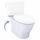 Toto Nexus Universal Height Elongated Toilet Bowl Only With Cefiontect Ceramic