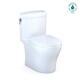 Toto Toilet 30.75.9/1.28gpf Dual Flush Elongated Softclose Seat Included White