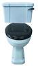 Trtc Art Deco Blue Close Coupled Toilet Traditional New