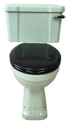 TRTC Art Deco Green Close Coupled Toilet with Basin