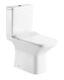 Taranto Square Rimless Close Coupled Toilet With Soft Close Seat Rrp £387.09