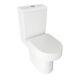 Toilet Ceramic Close Coupled With Soft Close Seat Cistern Modern Bathroom