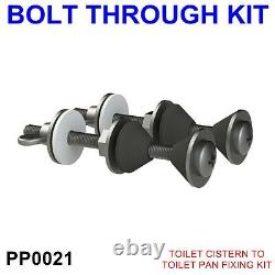 Toilet Cistern To Toilet Pan Fixing, Fitting Sealing Kit Close Coupling Bolts WC