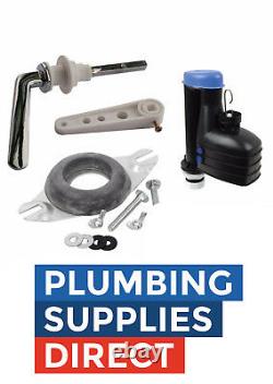 Toilet Close Coupled Fittings Pack for Cistern Lever / 9 Syphon Full Kit