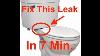 Toilet Leaks From The Back Easy 7 Min Fix