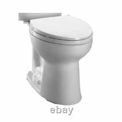 Toto C244EF01 Entrada Close Coupled Elongated Toilet Bowl, White White
