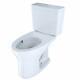 Toto Drake Close Coupled Toilet, 1.28 & 0.8 Gpf, 10 Rough-in Cst746cemfg1001