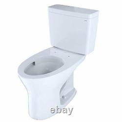 Toto Drake Close Coupled Toilet, 1.28 & 0.8 GPF, 10 Rough-In CST746CEMFG1001