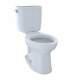 Toto Entrada Cst244ef#01 Close Coupled Elongated Toilet 1.28gpf, E-max Flush