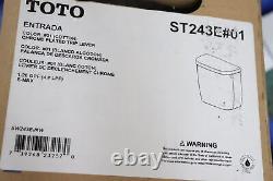Toto Entrada Close Coupled Elongated Toilet Tank and Cover White ST243E#01