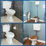 Traditional Close Coupled Toilet Low High Level Pan Cistern Ceramic Oak White Wc
