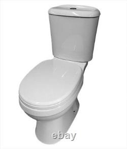 Vienna Close Coupled Toilet Close Coupled Toilet Pan WC soft close Seat