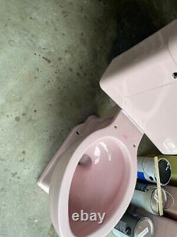 Vintage 1950 Crane Drexel Toilet Shell Pink
