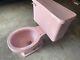 Vintage 1950 Crane Pink Oxford Toilet