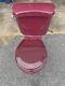 Vintage American Standard Toilet T'ang Red (burgundy, Maroon)