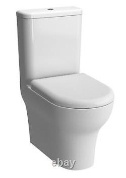 VitrA Zentrum Close Coupled D Shape Fully Back to wall Toilet Pan WC Soft Seat