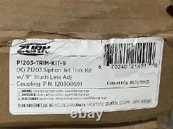 Zurn P1203-TRIM-KIT-9 Toilet Wall Mount Cast Iron SJ Trim Kit L Coupling New